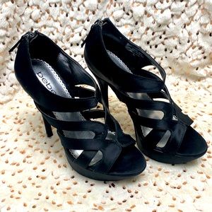 Bebe Satin High Heels